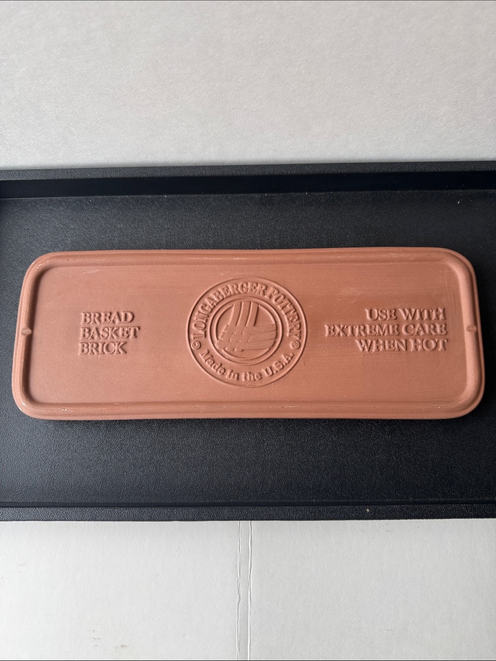 Longaberger Terracotta Bread Basket Brick